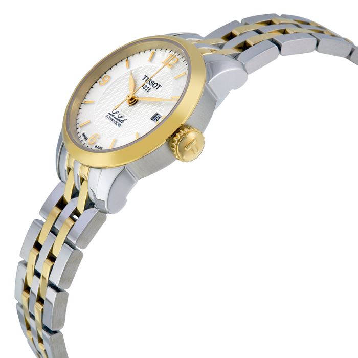 Tissot Le Locle Automatic Small Lady White Dial Two Tone Steel Strap Watch For Women - T41.2.183.34 Buy Now By Tissot