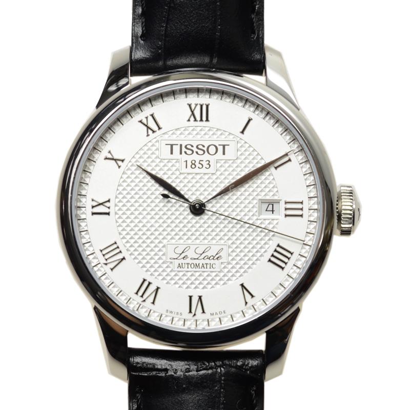 Tissot T Classic Le Locle Automatic Silver Dial Black Leather Strap Watch For Men - T41.1.423.33 Buy Now By Tissot
