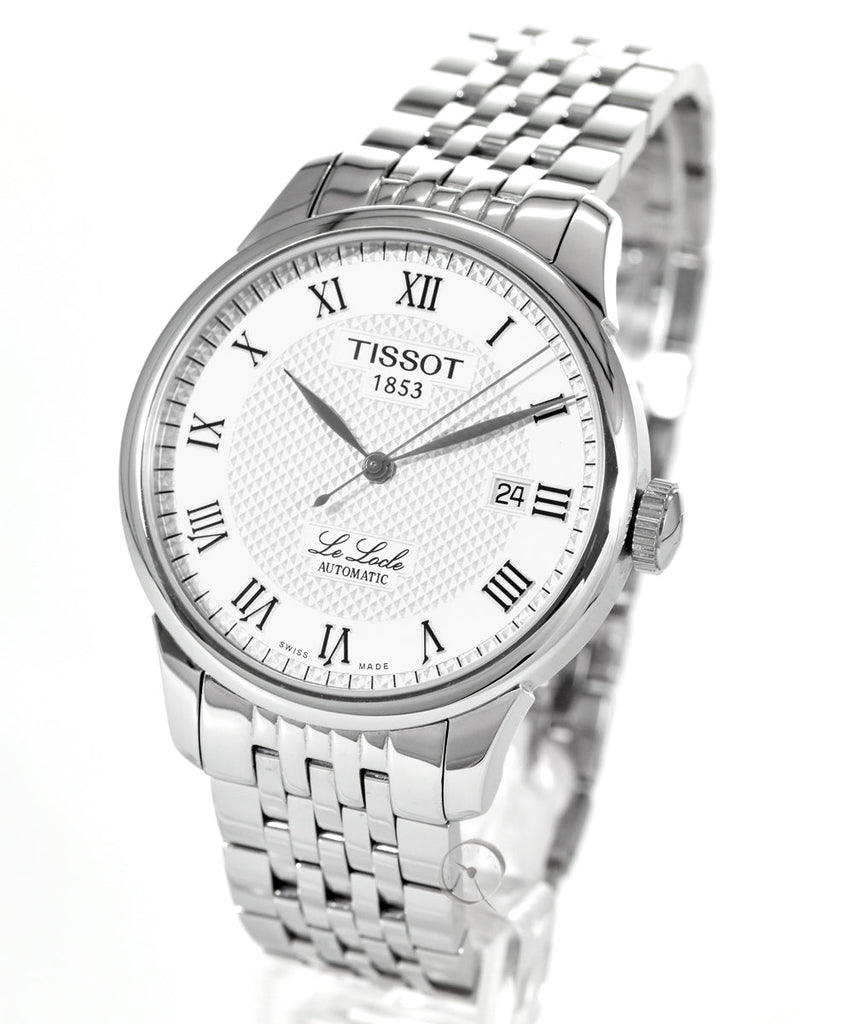 Tissot T Classic Le Locle Automatic White Dial Silver Steel Strap Watch For Men - T41.1.483.33 Buy Now By Tissot