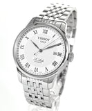 Tissot T Classic Le Locle Automatic White Dial Silver Steel Strap Watch For Men - T41.1.483.33 Buy Now By Tissot