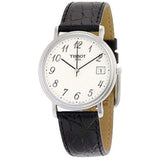 Tissot T Classic Desire White Dial Black Leather Strap Watch For Men - T52.1.421.12 Buy Now By Tissot