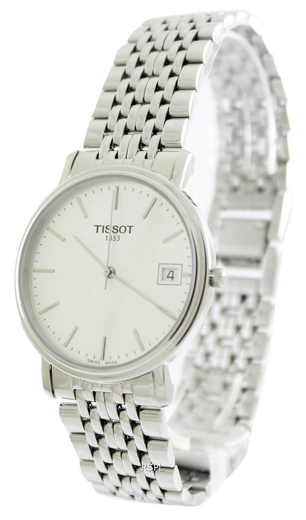 Tissot T Classic Desire Silver Dial Silver Mesh Bracelet Watch for Men - T52.1.481.31 Buy Now By Tissot