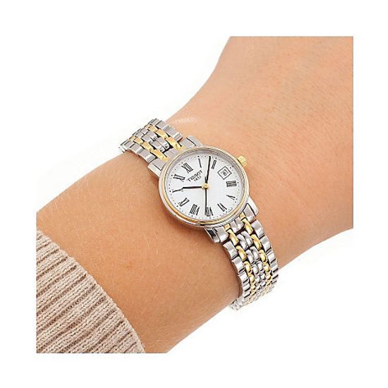 Tissot T Classic Desire Two Tone Quartz Watch For Women - T52.2.281.13 Buy Now By Tissot
