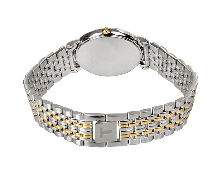 Tissot Desire White Dial Two Tone Mesh Bracelet Two Tone Steel Watch For Men - T52.2.481.31 Buy Now By Tissot