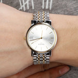 Tissot Desire White Dial Two Tone Mesh Bracelet Two Tone Steel Watch For Men - T52.2.481.31 Buy Now By Tissot