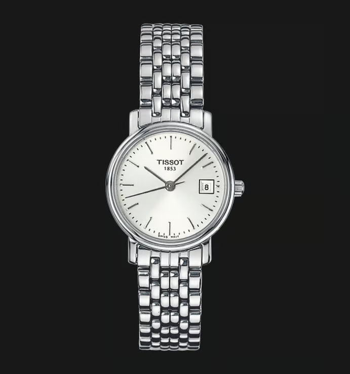 Tissot T Classic Desire White Dial Silver Steel Strap Watch for Women - T52.1.281.31 Buy Now By Tissot