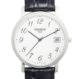 Tissot T Classic Desire White Dial Black Leather Strap Watch For Men - T52.1.421.12 Buy Now By Tissot