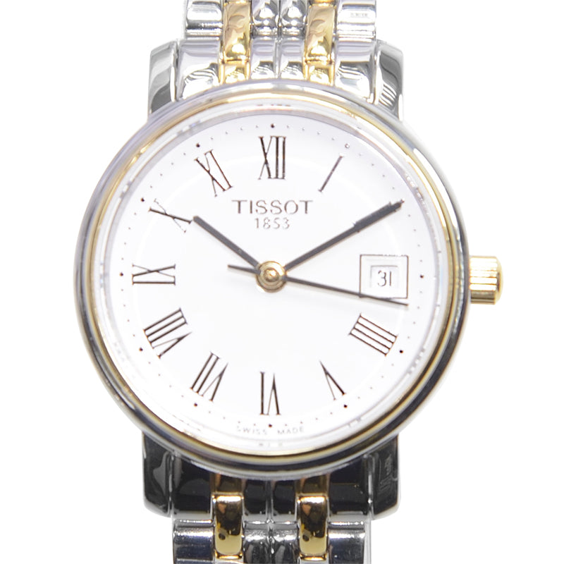 Tissot T Classic Desire Two Tone Quartz Watch For Women - T52.2.281.13 Buy Now By Tissot