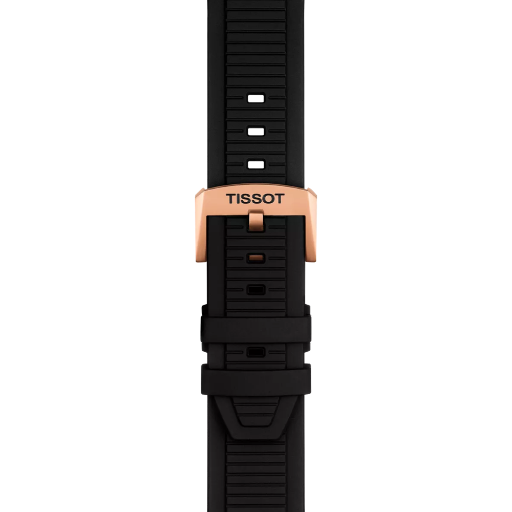 Tissot T Race Chronograph Black Dial Black Rubber Strap Watch For Men - T141.417.37.051.00 Buy Now By Tissot