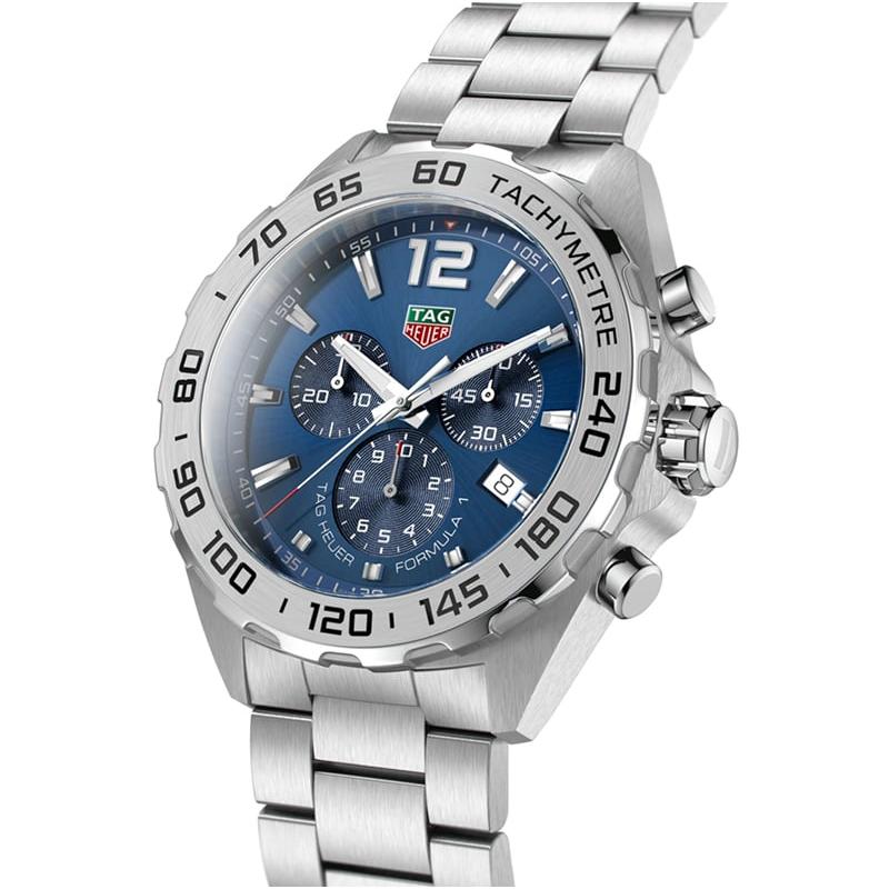 Tag Heuer Formula 1 Chronograph Blue Dial Silver Steel Strap Watch for Men - CAZ101K.BA0842 Buy Now By Tag Heuer