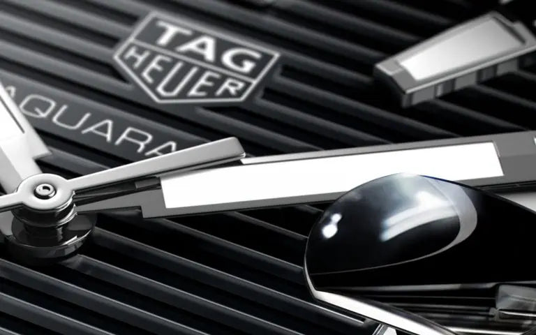 Tag Heuer Aquaracer Black Dial Silver Steel Strap Strap Watch for Men - WAY201A.BA0927 Buy Now By Tag Heuer