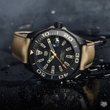 Tag Heuer Aquaracer 300 Calibre 5 Automatic Black Dial Brown Nylon Strap Watch for Men - WAY208C.FC6383 Buy Now By Tag Heuer