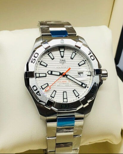 Tag Heuer Aquaracer White Dial Watch for Men - WAY2013.BA0927