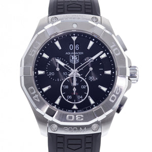 Tag Heuer Aquaracer Chronograph Black Dial Black Rubber Strap Watch for Men - CAY1110.FT6041 Buy Now By Tag Heuer