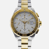 Tag Heuer Aquaracer Caliber 16 Automatic White Dial Two Tone Steel Strap Watch for Men - CAY2121.BB0923 Buy Now By Tag Heuer