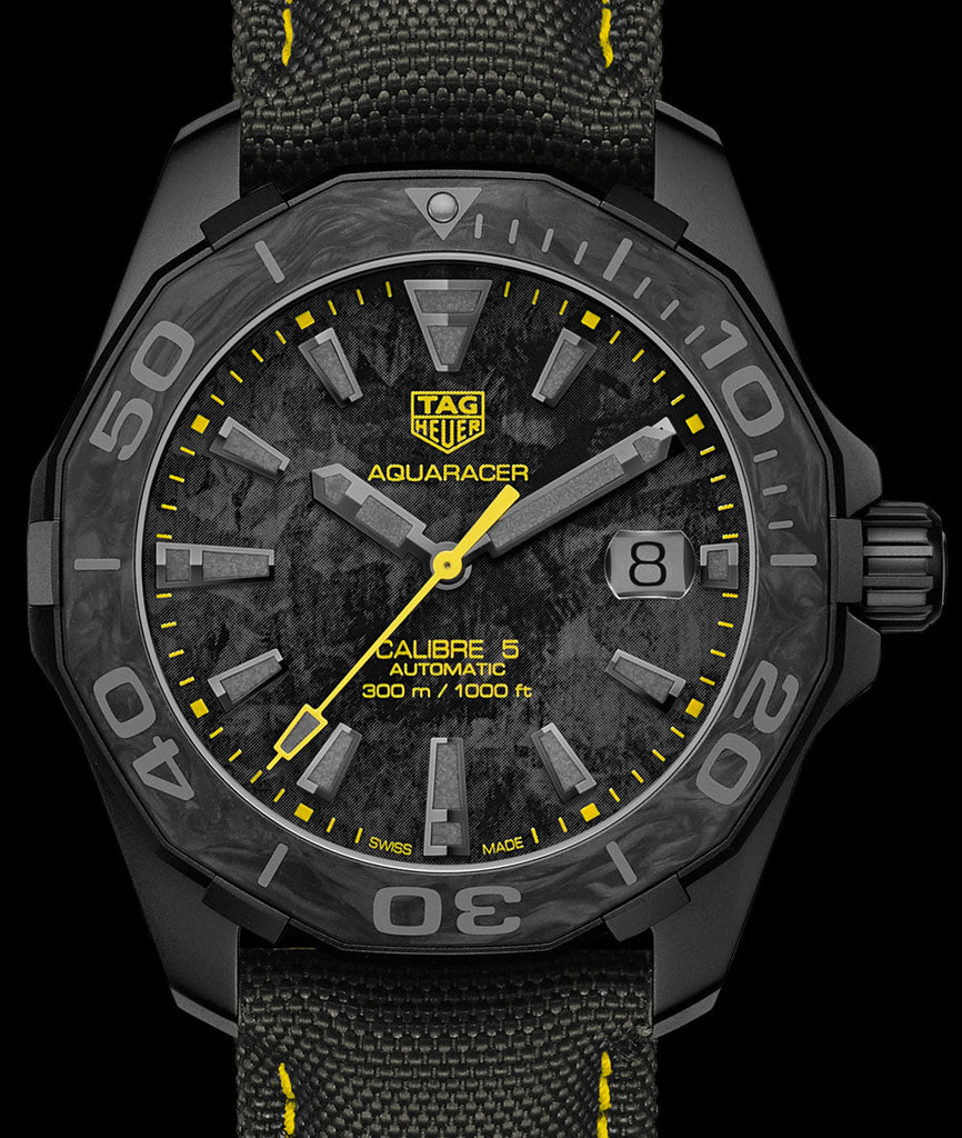 Tag Heuer Aquaracer Carbon Dial Watch for Men - WBD218B.FC6446 Buy Now By Tag Heuer