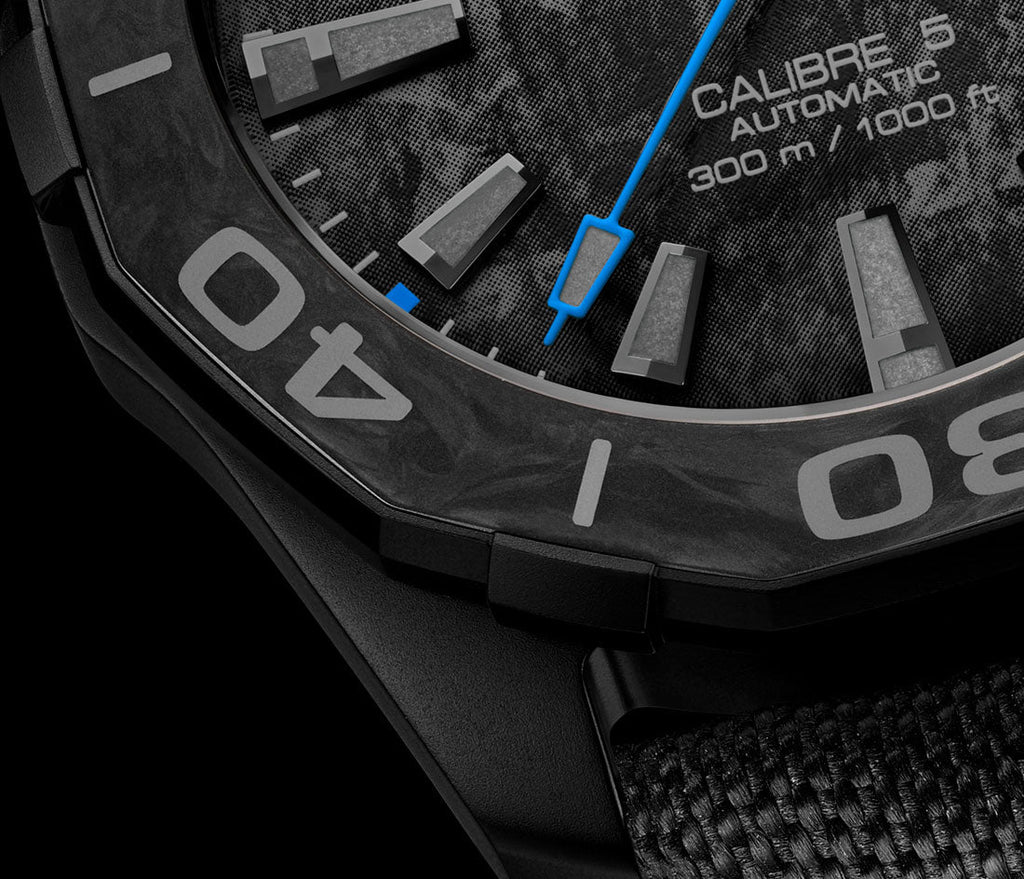 Tag Heuer Aquaracer Carbon Dial Watch for Men - WBD218C.FC6447 Buy Now By Tag Heuer