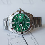 Tag Heuer Aquaracer Green Dial Watch for Men - WAY2015.BA0927
