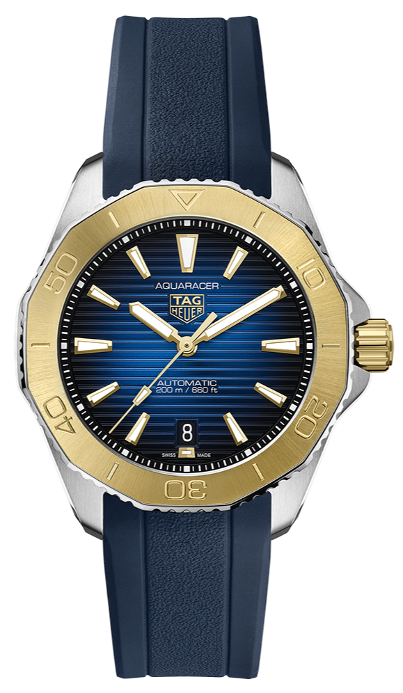 Tag Heuer Aquaracer Professional 200 Automatic Blue Dial Blue Rubber Strap Watch for Men - WBP2150.FT6210 Buy Now By Tag Heuer