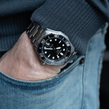 Tag Heuer Aquaracer Professional 300 Automatic Black Dial Silver Steel Strap Watch for Men - WBP201A.BA0632