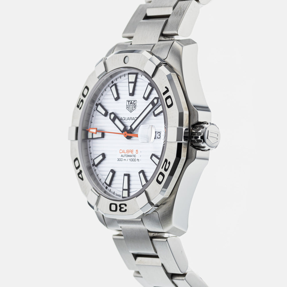 Tag Heuer Aquaracer White Dial Watch for Men - WAY2013.BA0927 Buy Now By Tag Heuer