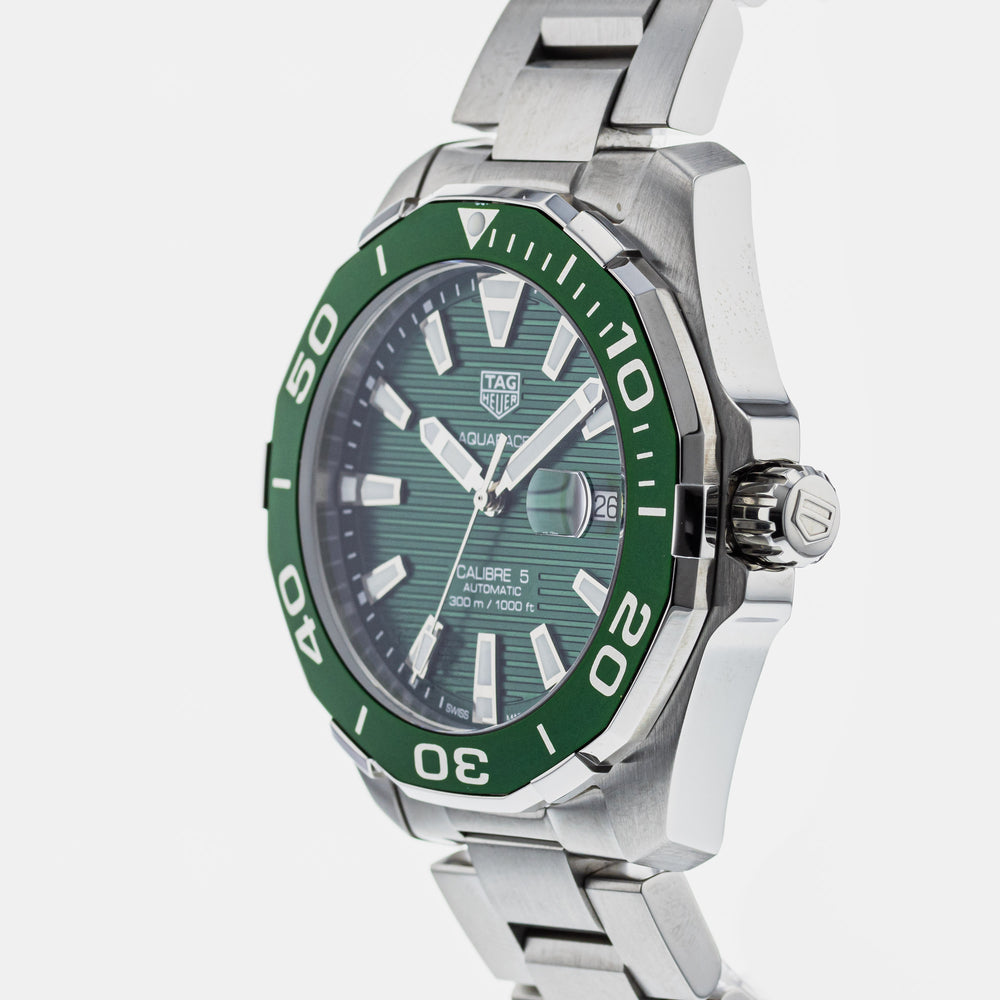 Tag Heuer Aquaracer Green Dial Watch for Men - WAY201S.BA0927 Buy Now By Tag Heuer