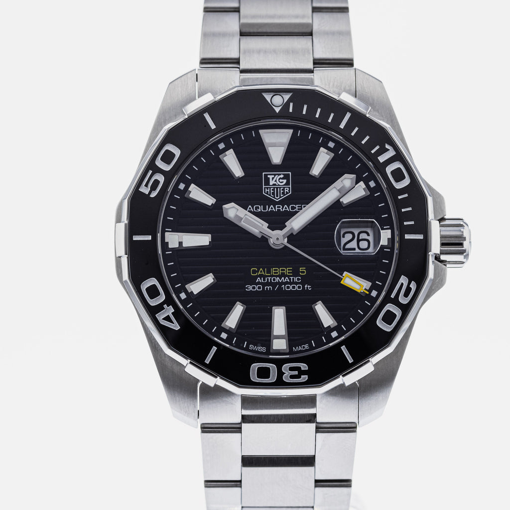 Tag Heuer Aquaracer Black Dial Watch for Men - WAY211A.BA0928 Buy Now By Tag Heuer