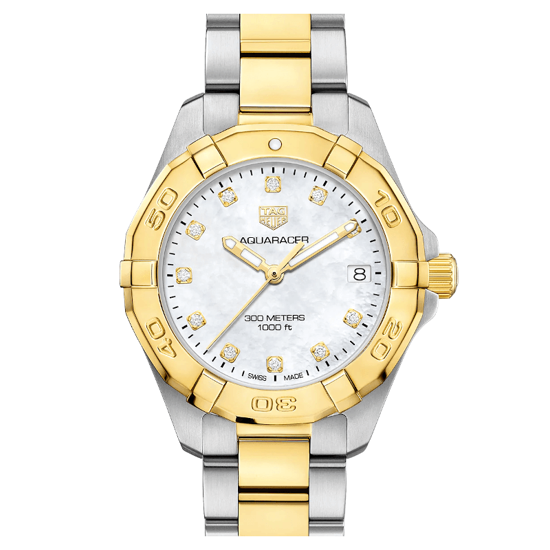 Tag Heuer Aquaracer White Mother of Pearl Dial Watch for Women - WBD1322.BB0320 Buy Now By Tag Heuer