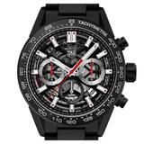 Tag Heuer Carrera Automatic Chronograph Black Dial Black Steel Strap Watch for Men - CBG2090.BH0661 Buy Now By Tag Heuer