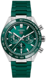 Tag Heuer Carrera Chronograph 44mm Green Dial Green Steel Strap Watch for Men - CBN2A1N.FT6238 Buy Now By Tag Heuer