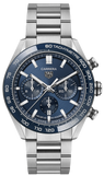 Tag Heuer Carrera Chronograph Blue Dial Silver Steel Strap Watch for Men - CBN2A1A.BA0643 Buy Now By Tag Heuer