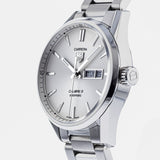 Tag Heuer Carrera Calibre 5 Automatic White Dial Silver Steel Strap Watch for Men - WAR201B.BA0723 Buy Now By Tag Heuer