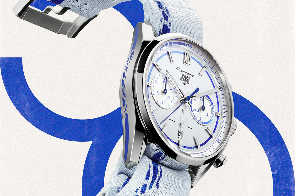 Tag Heuer Carrera Porsche RS 2.7 Automatic Chronograph White Dial White Nylon Strap Watch for Men - CBN2016.EB0275 Buy Now By Tag Heuer