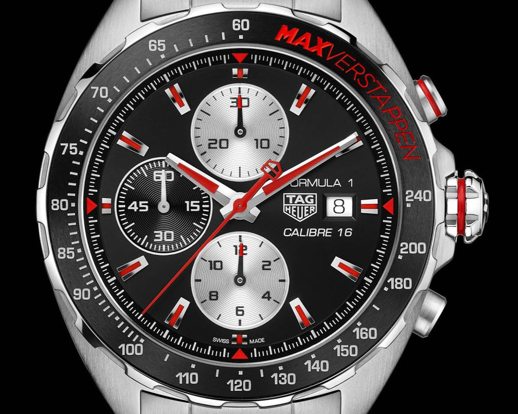 Tag Heuer Formula 1 Calibre 16 Max Verstappen Limited Edition Black Dial Two Tone Steel Strap Watch for Men - CAZ2018.BA0970 Buy Now By Tag Heuer