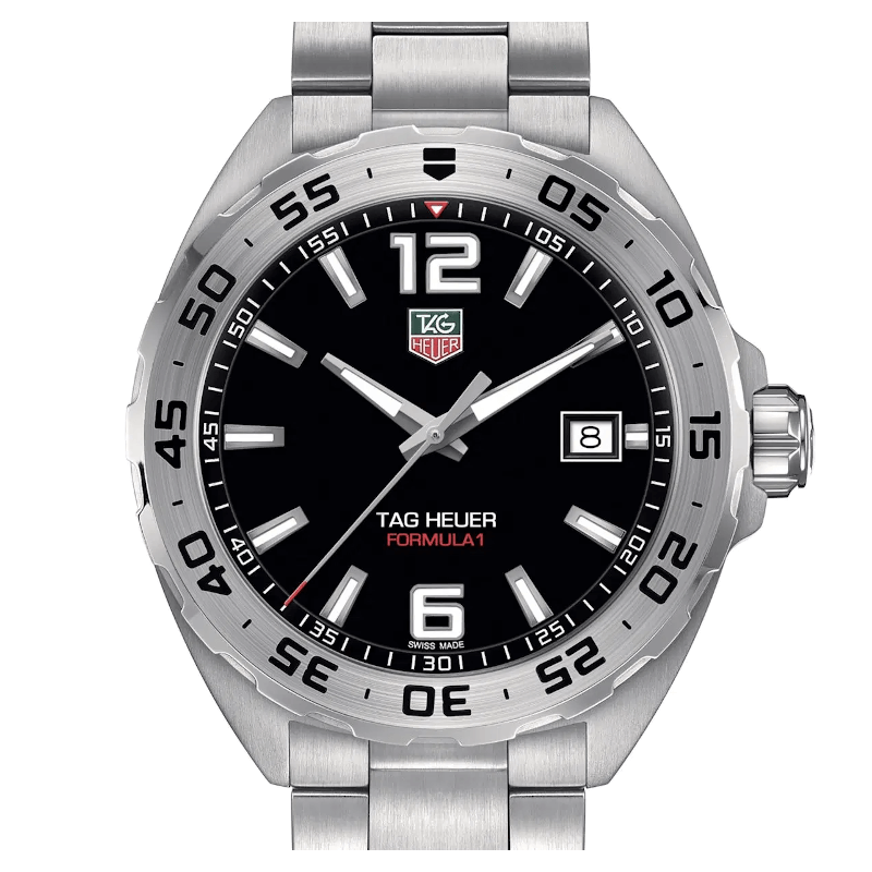 Tag Heuer Formula 1 Quartz Black Dial Watch For Men - WAZ1112.BA0875 Buy Now By Tag Heuer