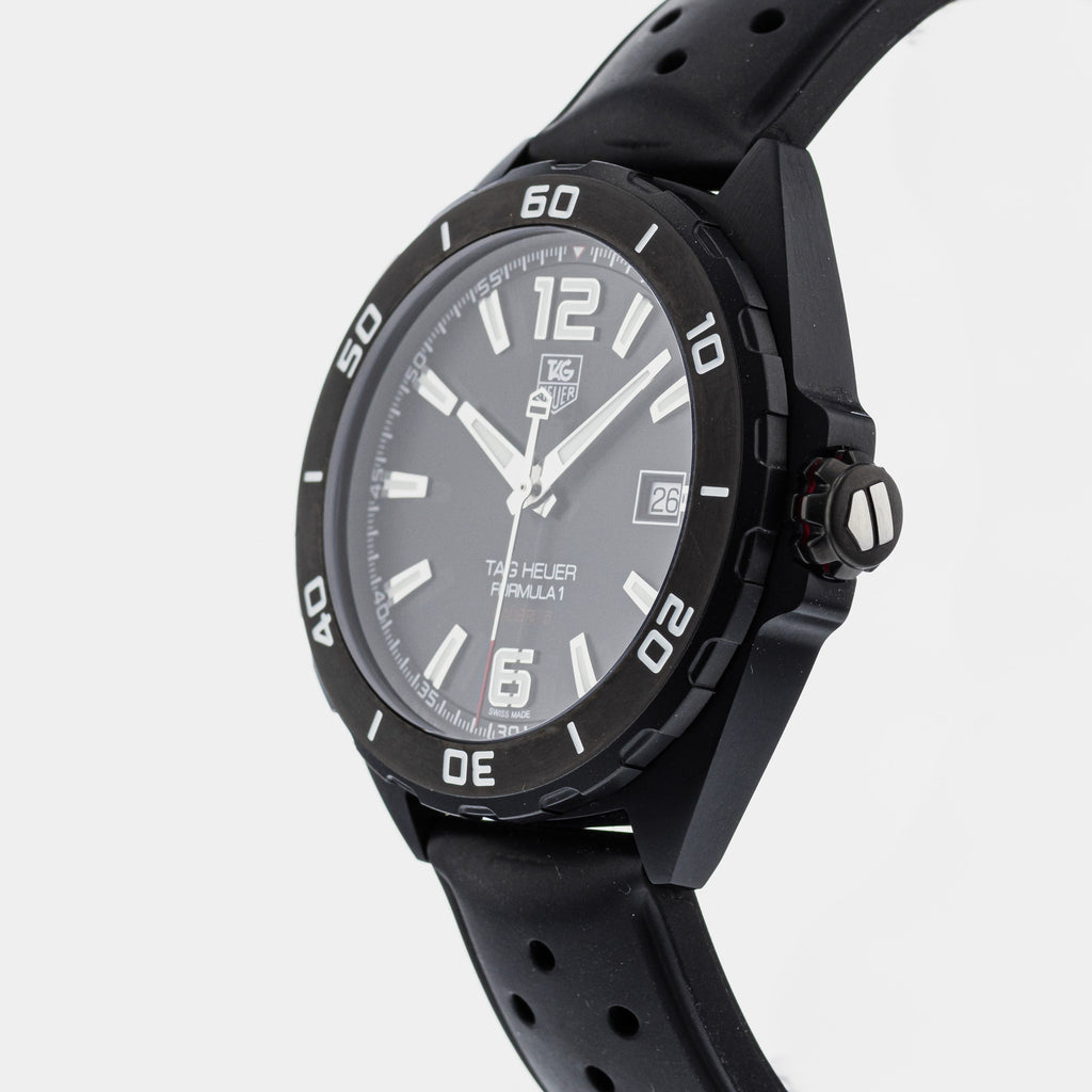 Tag Heuer Formula 1 Automatic Black Dial Black Rubber Strap Watch for Men - WAZ2115.FT8023 Buy Now By Tag Heuer