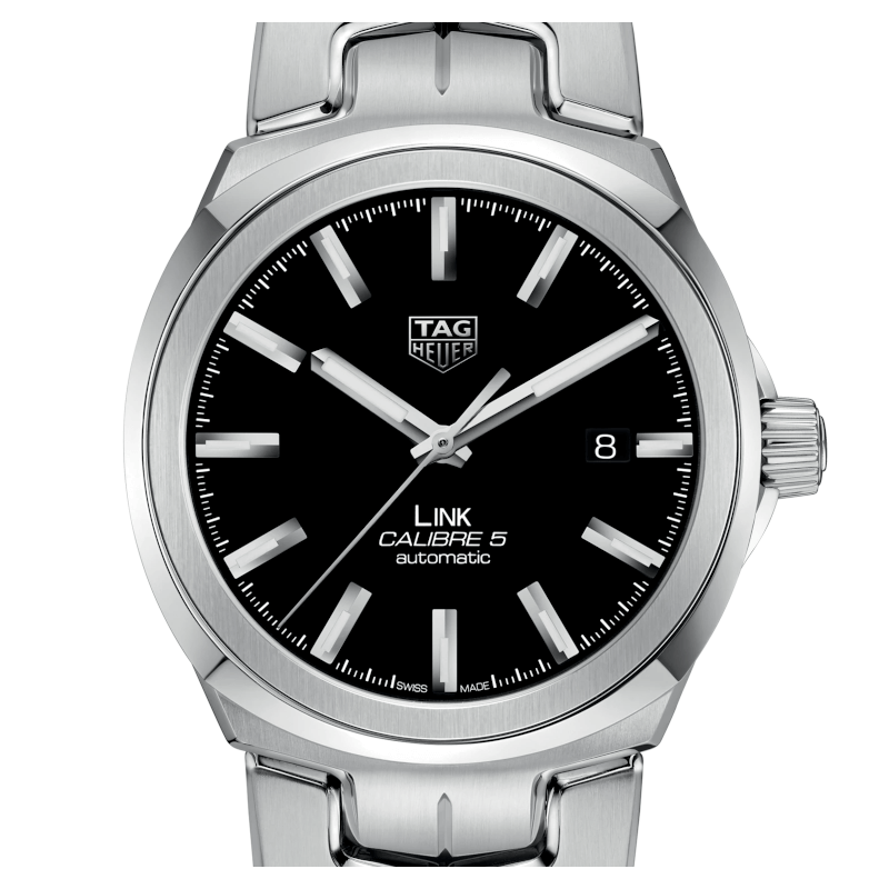 Tag Heuer Link Quartz Black Dial Silver Steel Strap Watch for Women - WBC2110.BA0603 Buy Now By Tag Heuer