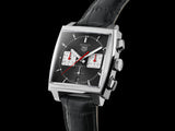 Tag Heuer Monaco Automatic Chronograph Black Dial Black Leather Strap Watch for Men - CBL2113.FC6177 Buy Now By Tag Heuer