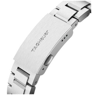 Tag Heuer Aquaracer Quartz Black Dial Silver Steel Strap Watch for Men - WAY111Z.BA0928 Buy Now By Tag Heuer