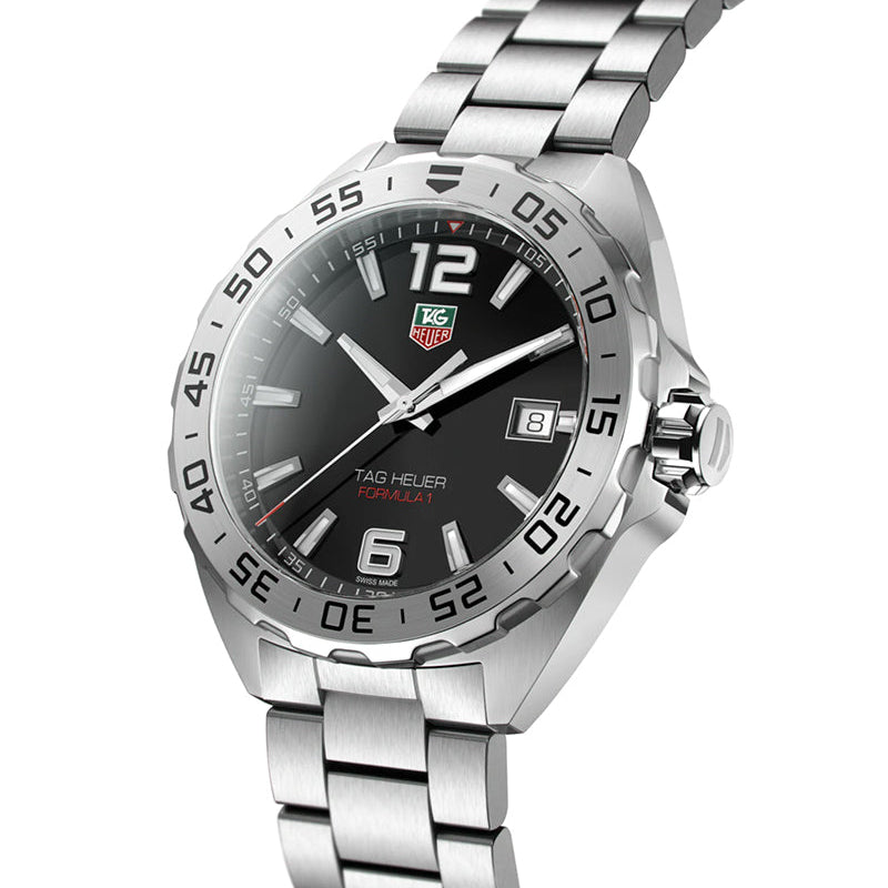 Tag Heuer Formula 1 Quartz Black Dial Watch For Men - WAZ1112.BA0875 Buy Now By Tag Heuer
