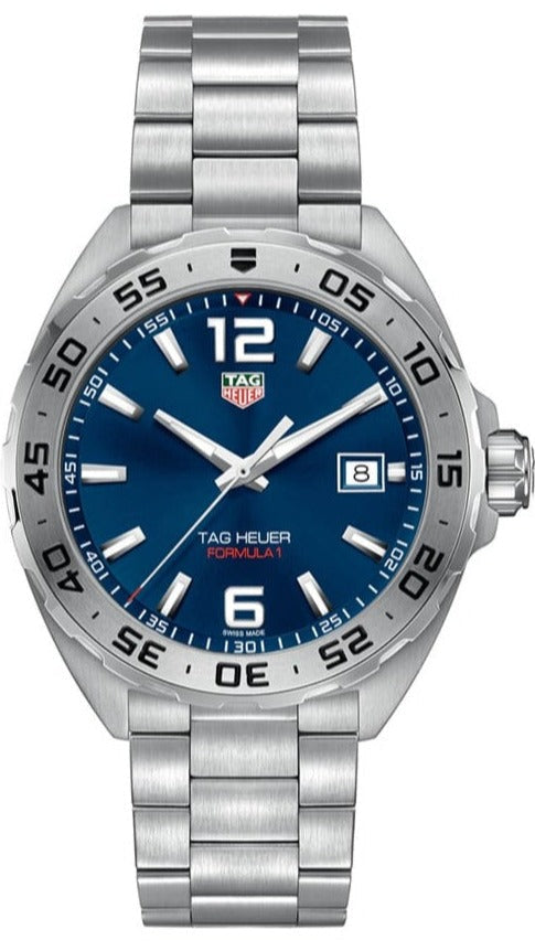 Tag Heuer Formula 1 Blue Dial Silver Steel Strap Watch for Men - WAZ1118.BA0875 Buy Now By Tag Heuer