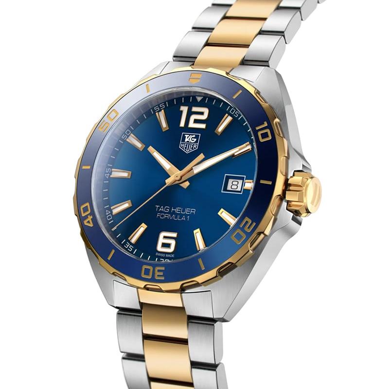 Tag Heuer Formula 1 Analog Blue Dial Two Tone Steel Strap Watch for Men - WAZ1120.BB0879 Buy Now By Tag Heuer