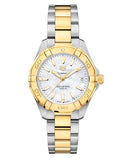 Tag Heuer Aquaracer Mother of Pearl Dial Two Tone Steel Strap Watch for Women - WBD1320.BB0320 Buy Now By Tag Heuer
