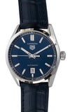 Tag Heuer Carrera Date Blue Dial Blue Leather Strap Watch for Men - WBN2112.FC6504 Buy Now By Tag Heuer