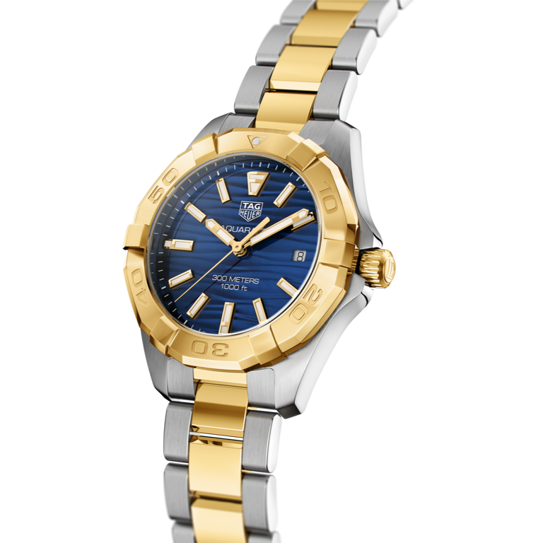 Tag Heuer Aquaracer Blue Dial Two Tone Steel Strap Watch for Women - WBD1325.BB0320 Buy Now By Tag Heuer