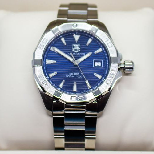 Tag Heuer Aquaracer Automatic Blue Dial Silver Steel Strap Watch for Men - WAY2112.BA0928 Buy Now By Tag Heuer