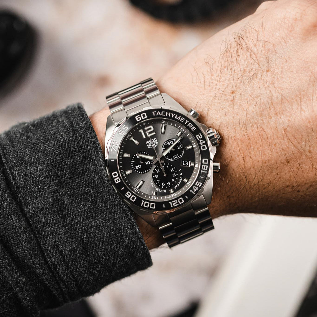 Tag Heuer Formula 1 Anthracite Dial Silver Steel Strap Watch for Men - CAZ1011.BA0842 Buy Now By Tag Heuer