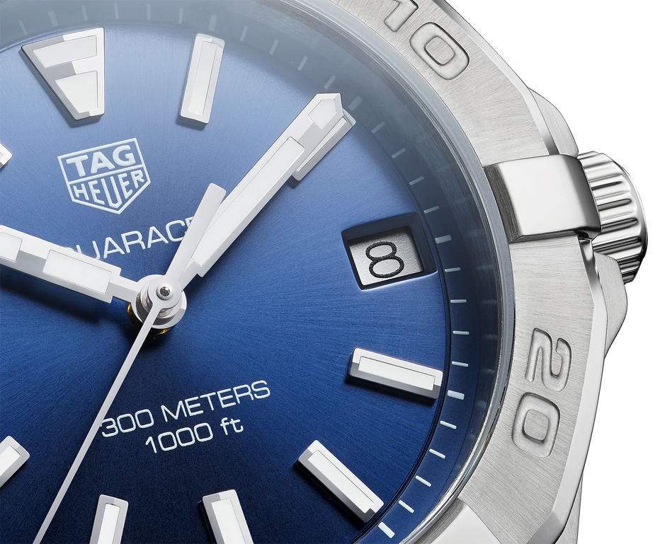 Tag Heuer Aquaracer Quartz Blue Dial Silver Steel Strap Watch for Women - WBD1312.BA0740 Buy Now By Tag Heuer