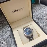 Tag Heuer Aquaracer Automatic 41mm Blue Dial Silver Steel Strap Watch for Men - WAY2112.BA0928