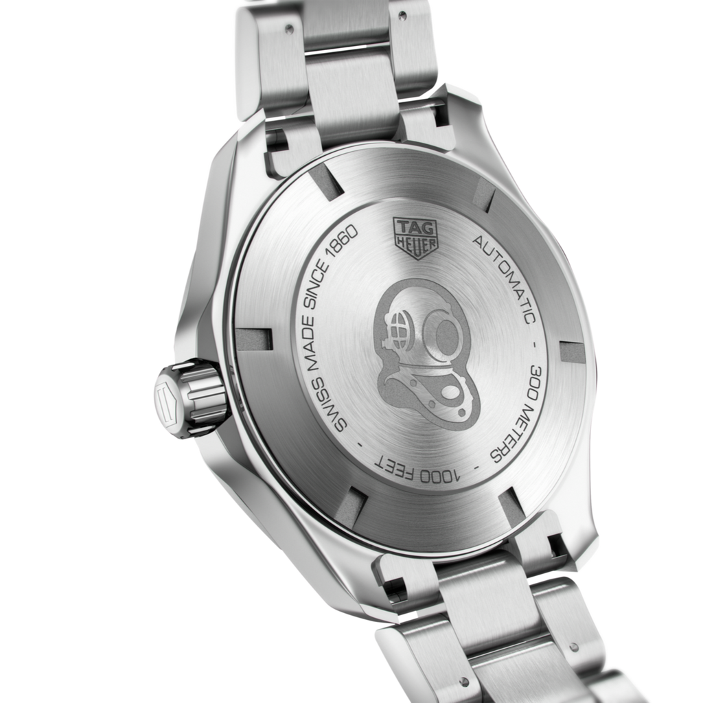 Tag Heuer Aquaracer Calibre 5 Automatic Green Dial Silver Steel Strap Watch for Men - WAY2015.BA0927 Buy Now By Tag Heuer